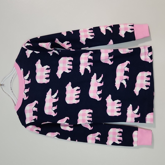 🔥FINAL💲⬇️Hatley/Little Blue House Cotton Pink Plaid Bears Kids PJ's, SZ 4*~NWT - Picture 3 of 12